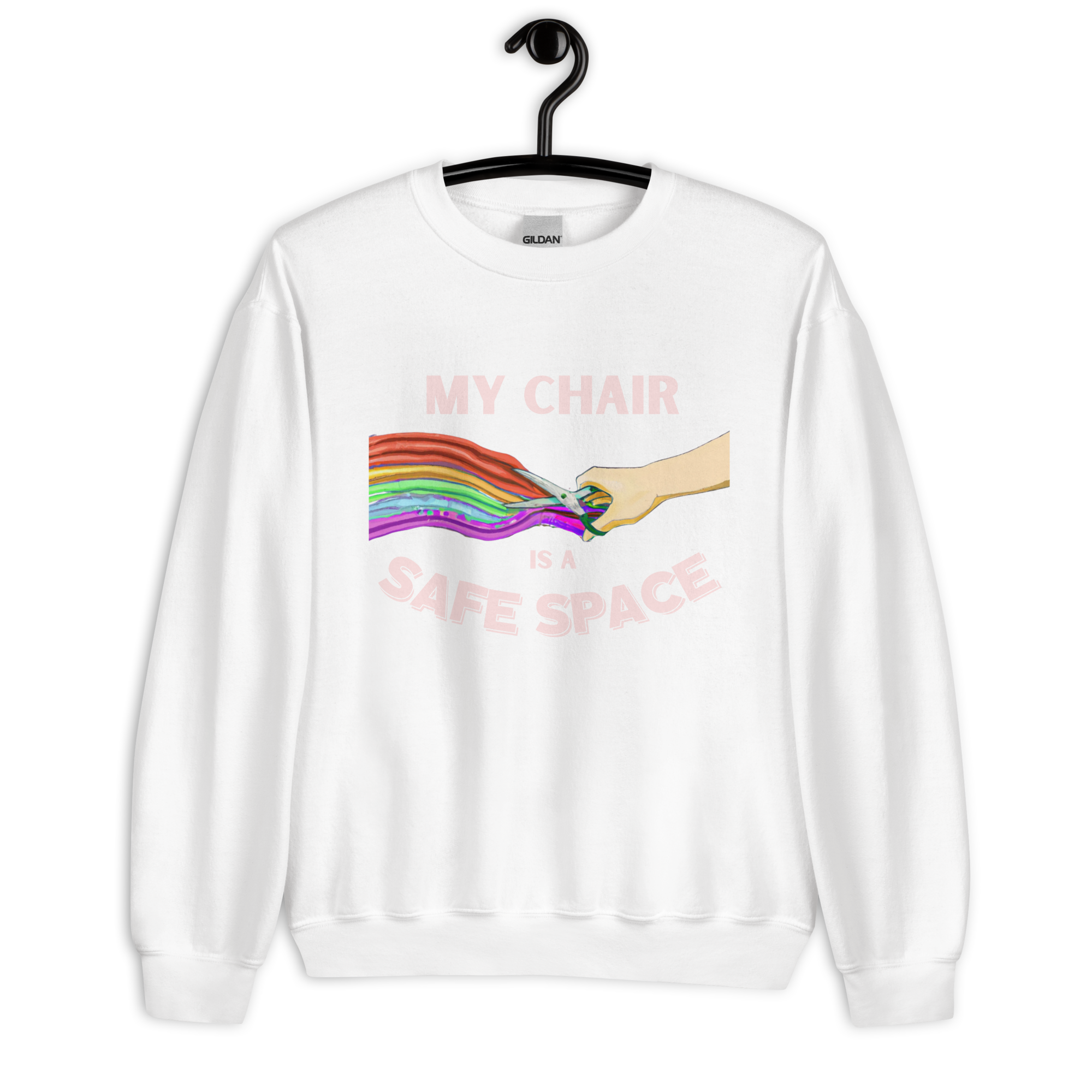 My Chair Is A Safe Space Unisex Crewneck Sweatshirt